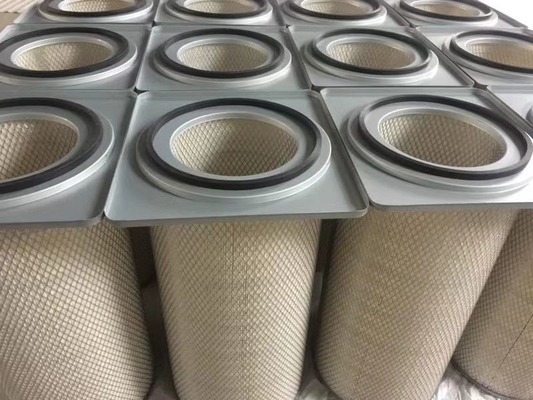 Ognioodporne filtry turbin gazowych Aluminium Spunbonded Polyester Material